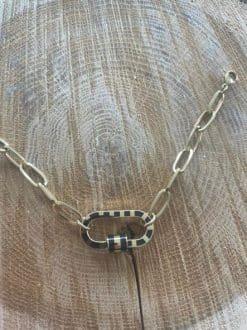 Alternative view of Bracelet anneau noir