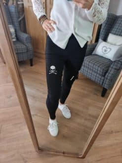 Alternative view of Jegging tête de mort