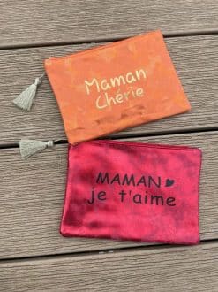 Alternative view of Pochette rouge maman je t aime