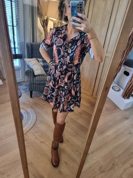 Robe courte automnale - Image 2