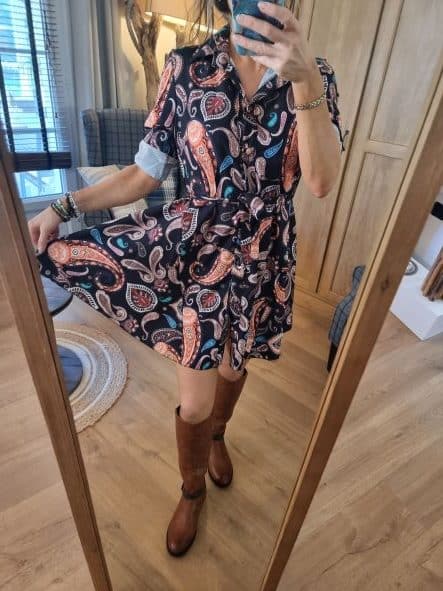 Robe courte automnale - Image 3