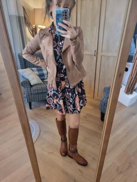 Robe courte automnale - Image 5