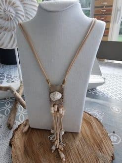 Alternative view of Sautoir cowboy beige