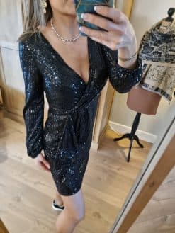 Robe Sequins Noire
