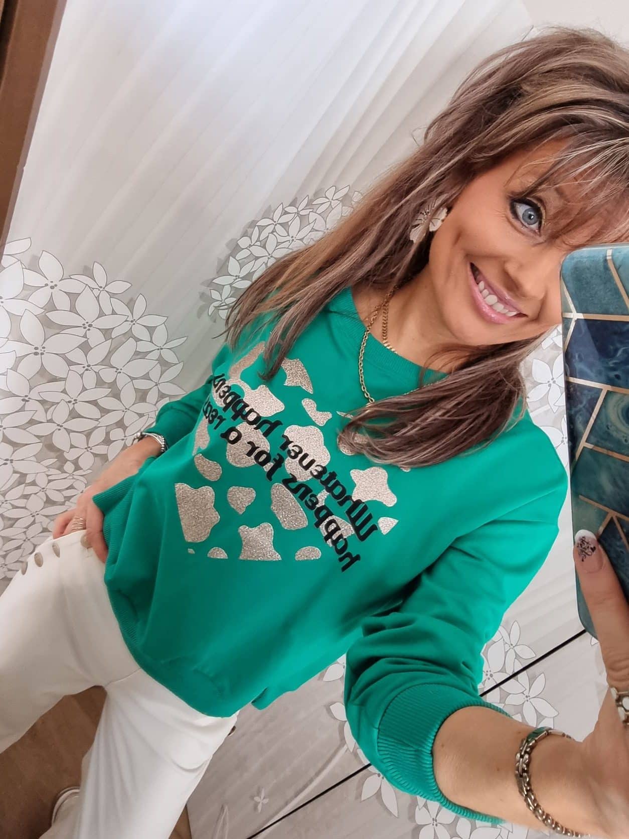 Sweat Lucie Vert – Image 3