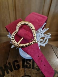 Ceinture Fuchsia cœur