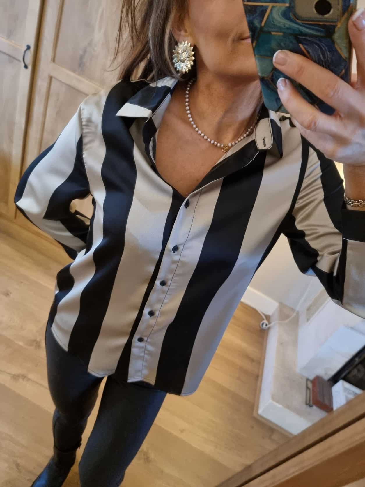 Chemise Satinée Rayures – Image 3