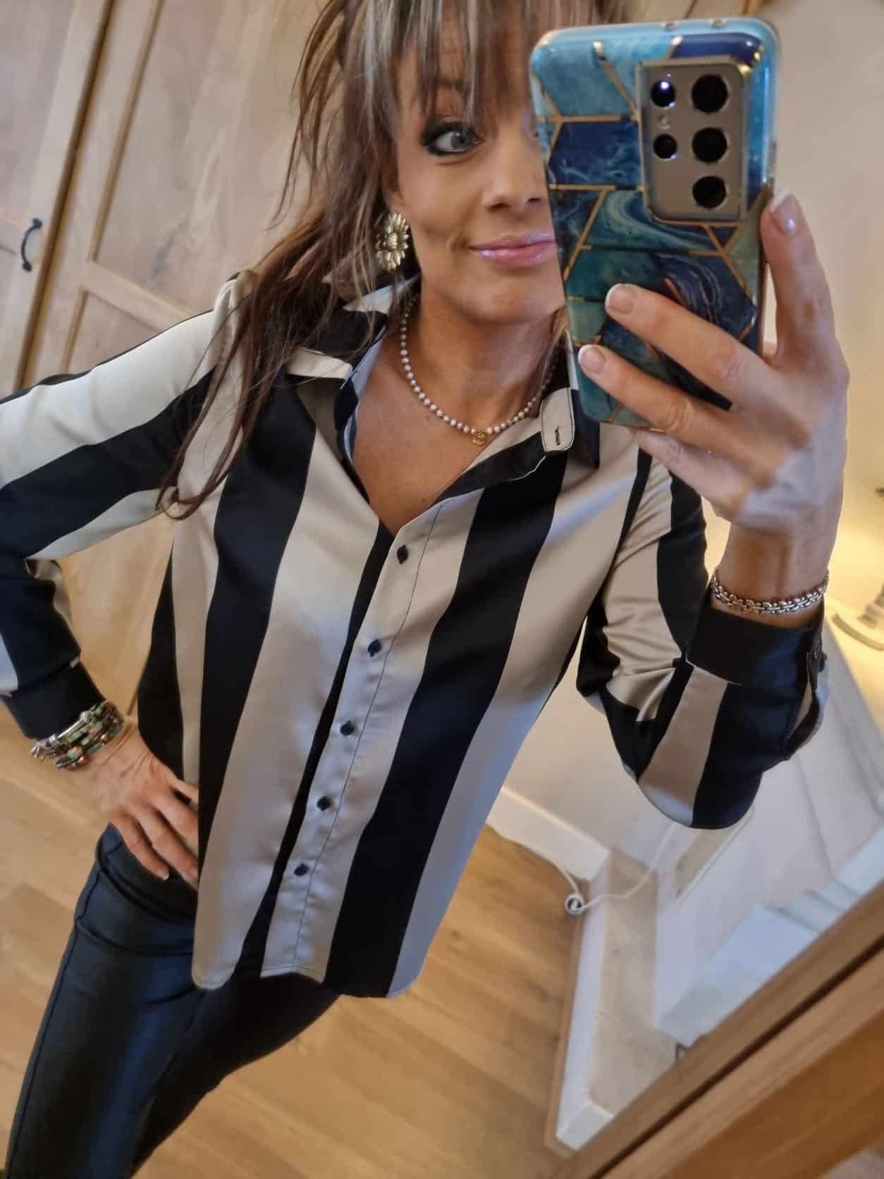 Chemise Satinée Rayures – Image 4