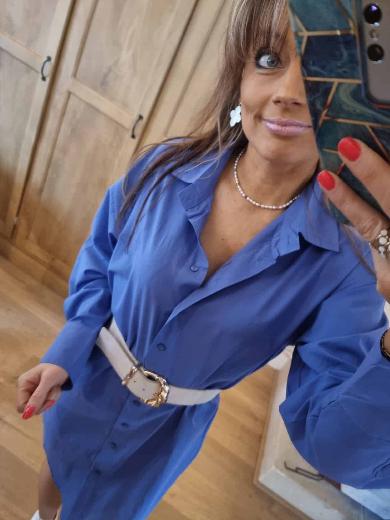 Robe Chemise Pervenche – Image 5