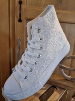 Alternative view of Sneakers Blanches Broderies