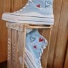 Sneakers Bleues coeurs