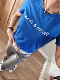 Alternative view of Tee shirt Amour Passion bleu