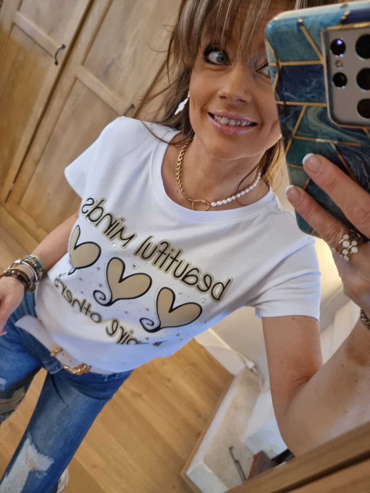 Tee-shirt Pearlie doré