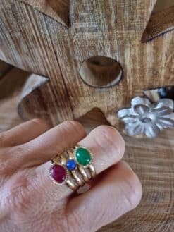 Alternative view of Bague tricolore