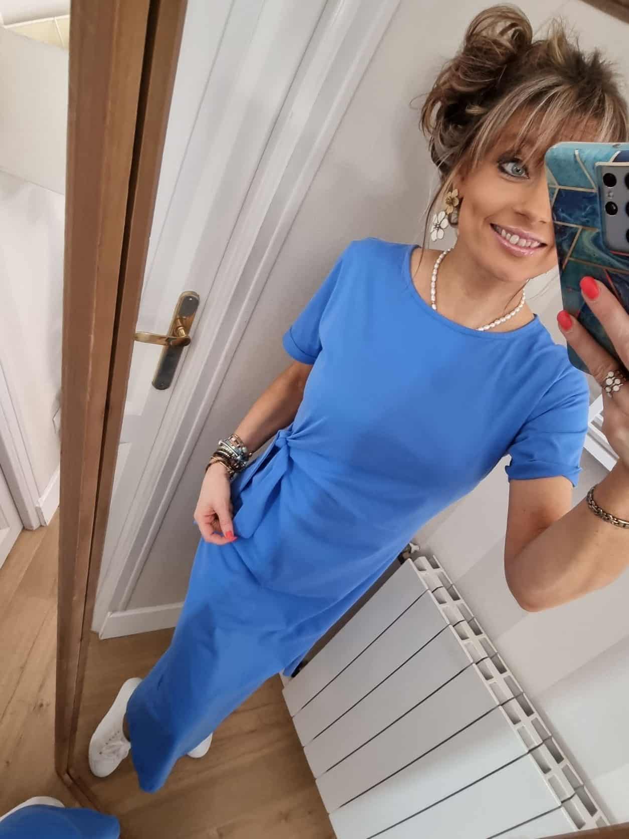 Robe 👗sportwear bleue