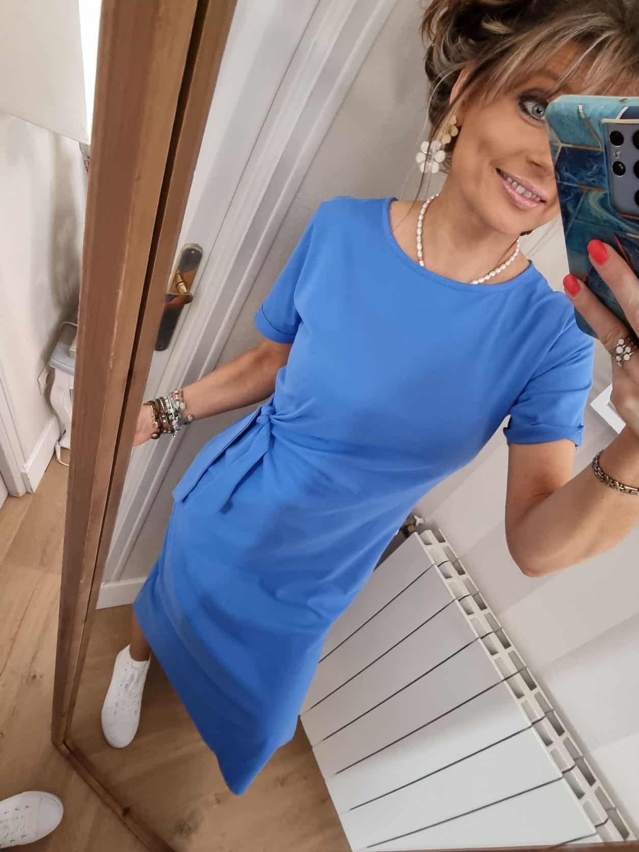 Robe 👗sportwear bleue - Image 3