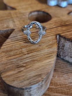 Alternative view of 💍Bague cercle argent
