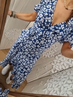 Alternative view of Robe 👗 Portefeuille asymétrique Bleue