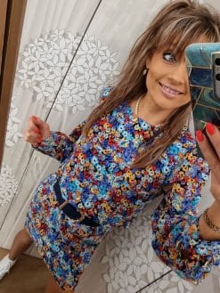 Robe 👗 bleue Marjolaine