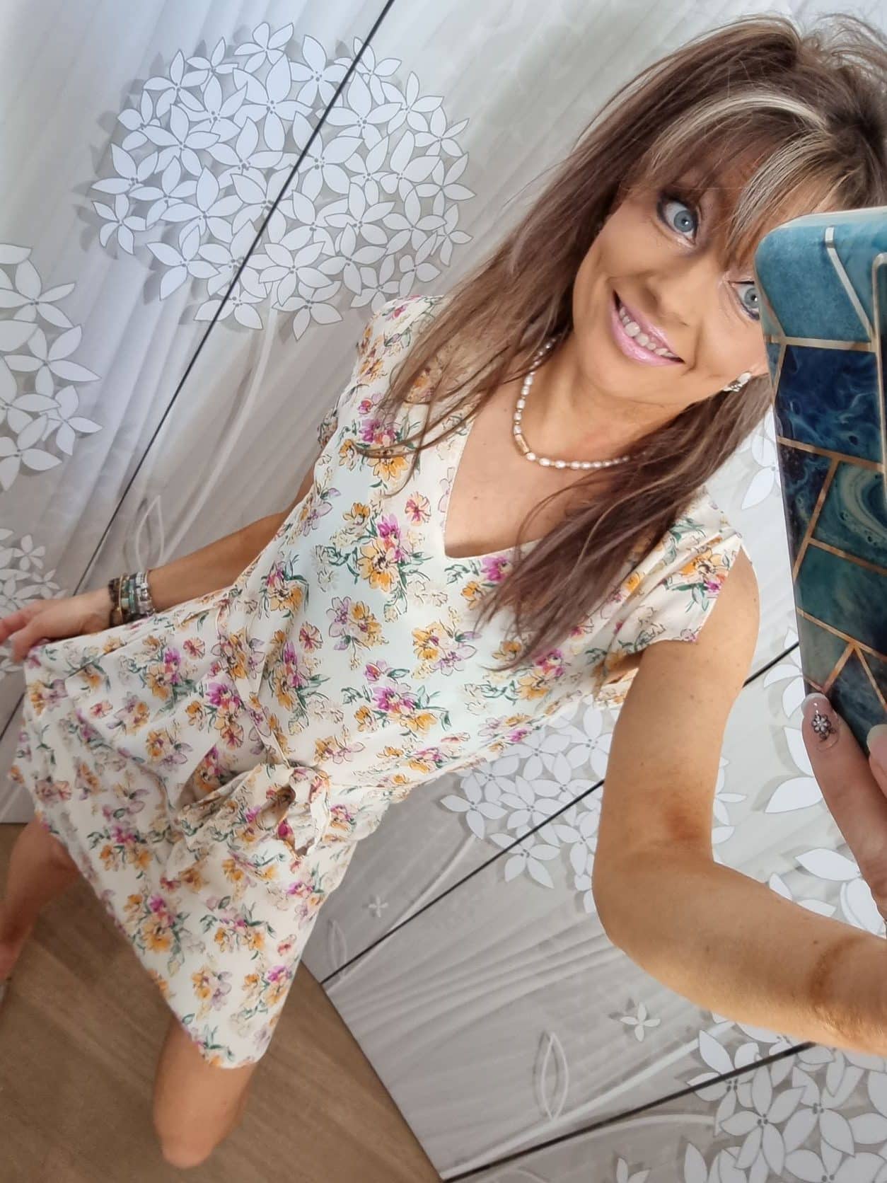 Robe 👗 PETALE jaune🌞 et rose