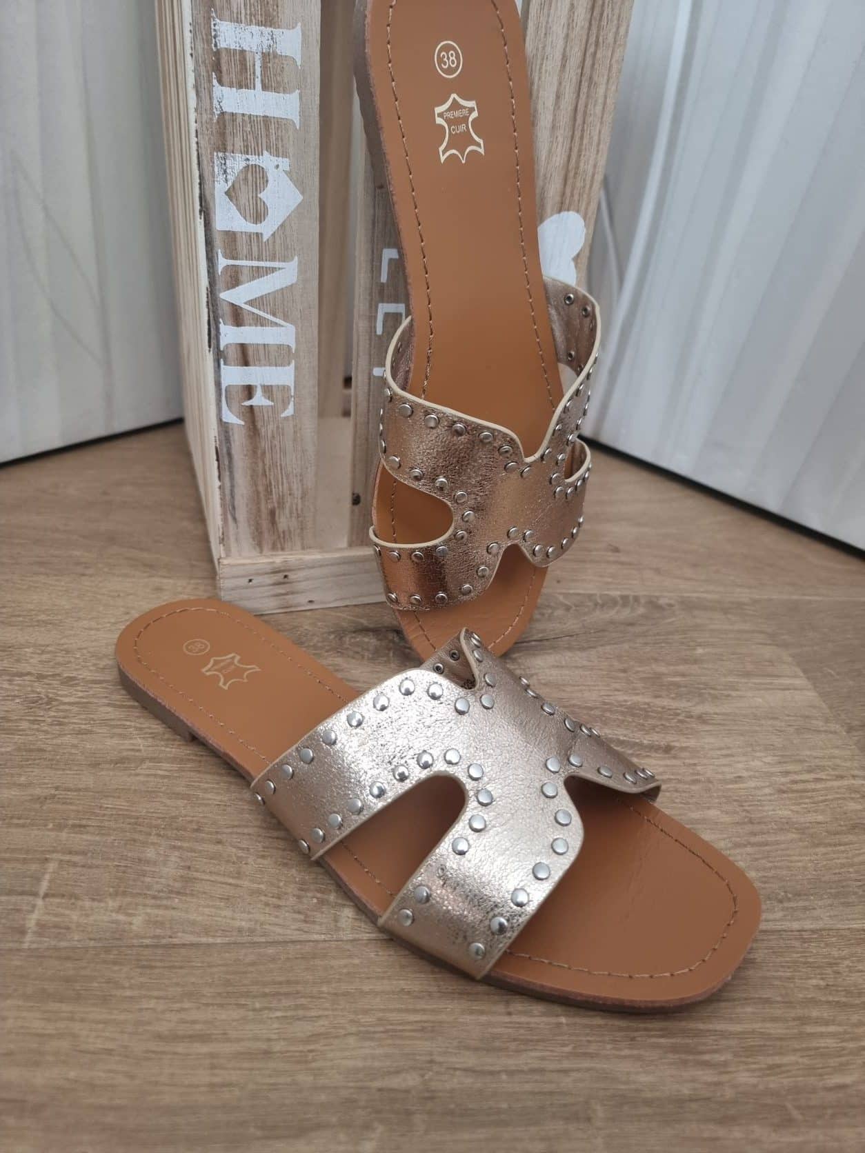 Mules dorées👡 – Image 4