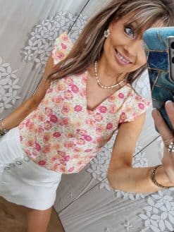 Top fleuri Anaé🌼🪷🌷
