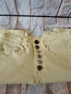 Alternative view of Pantalon 💙Stretch jaune☀️