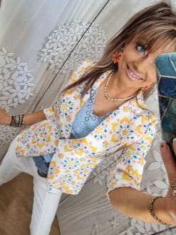 Veste 💙ADELYNE jaune🌞