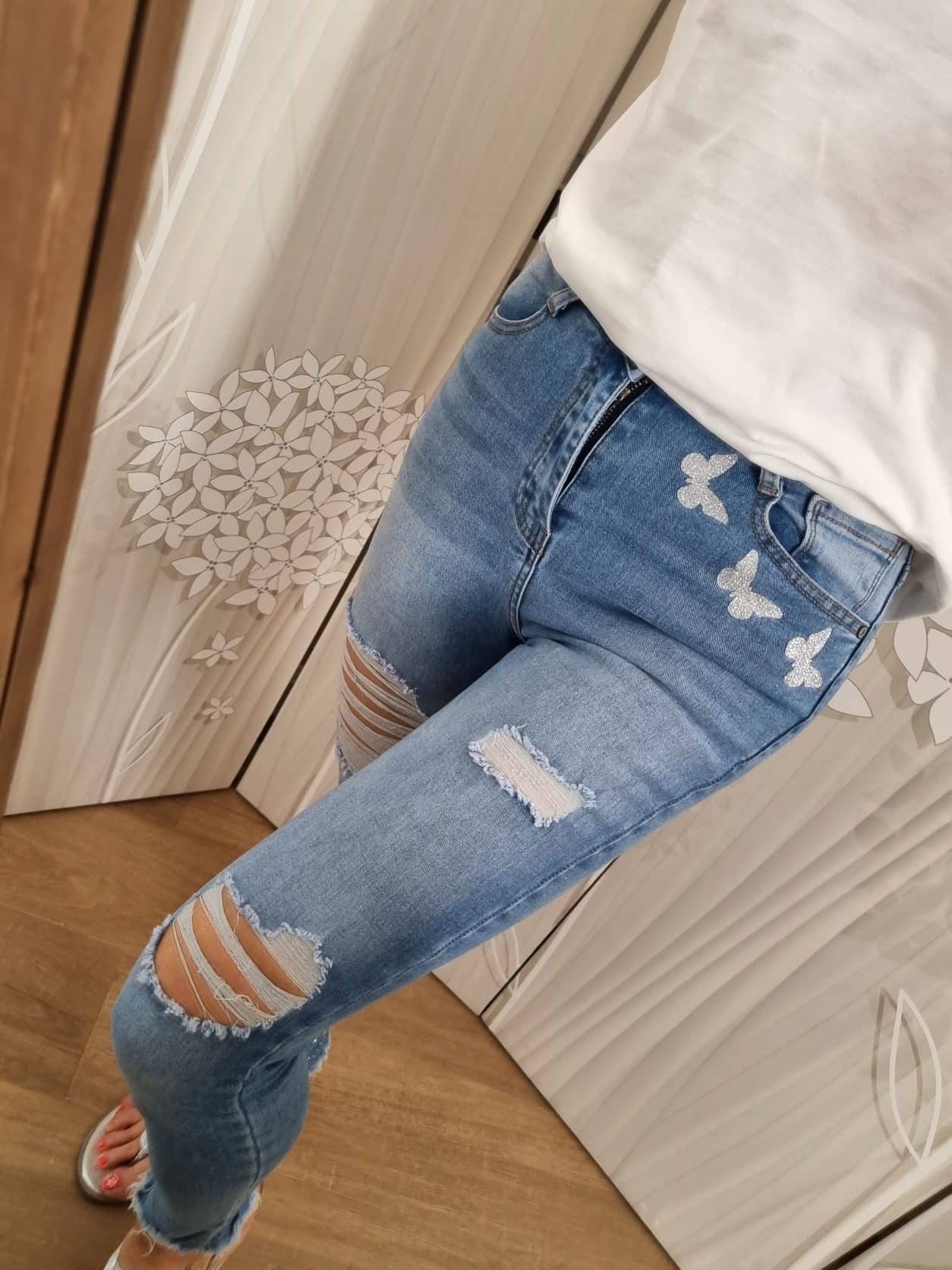Jean ✨️SKINNY 🤍papillon🦋 – Image 4