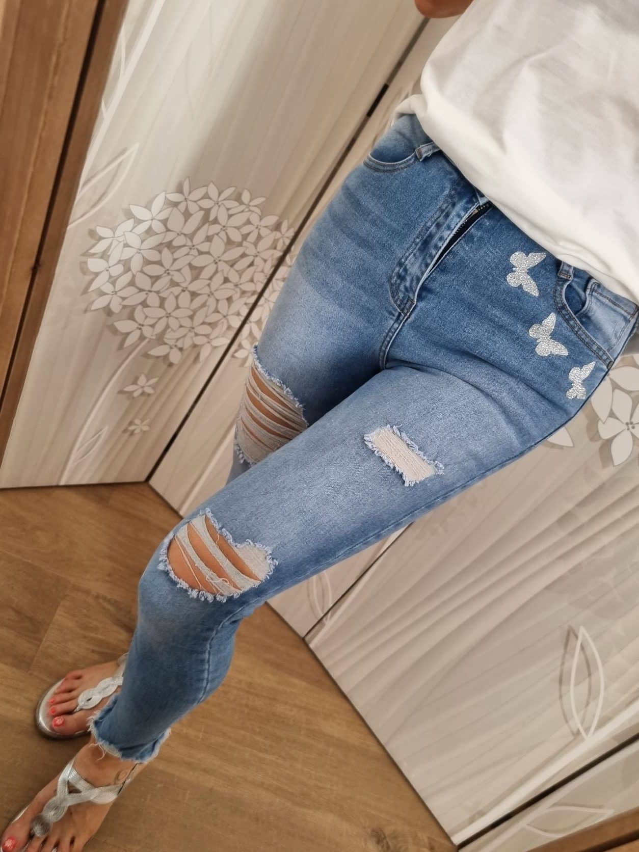 Jean ✨️SKINNY 🤍papillon🦋 – Image 6