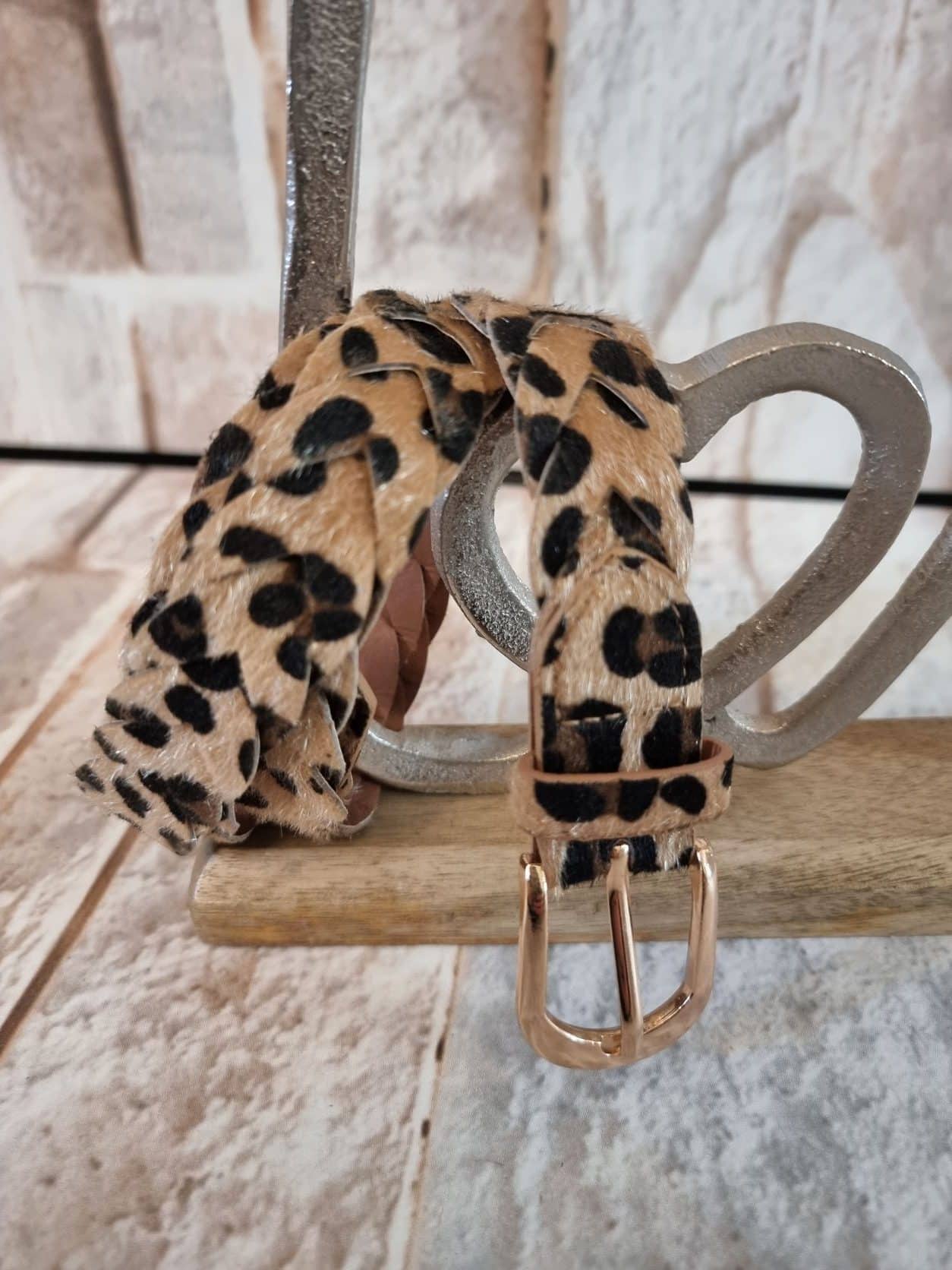Ceinture léopard tressée🐆 – Image 4