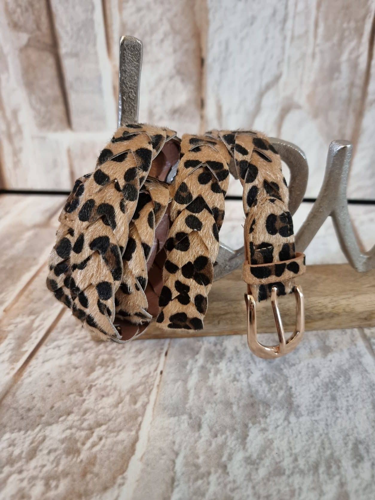 Ceinture léopard tressée🐆 – Image 5