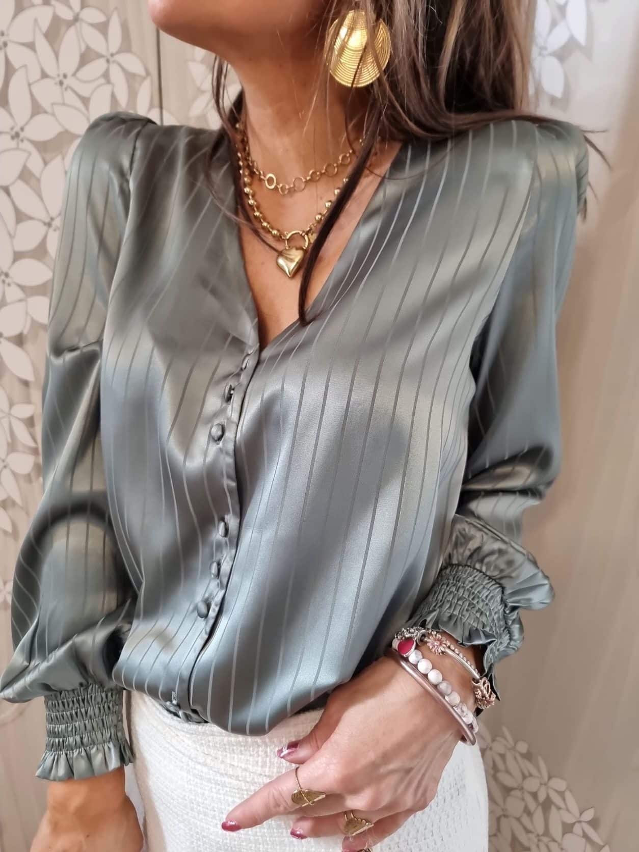 Chemise verte Sarah💚 – Image 2