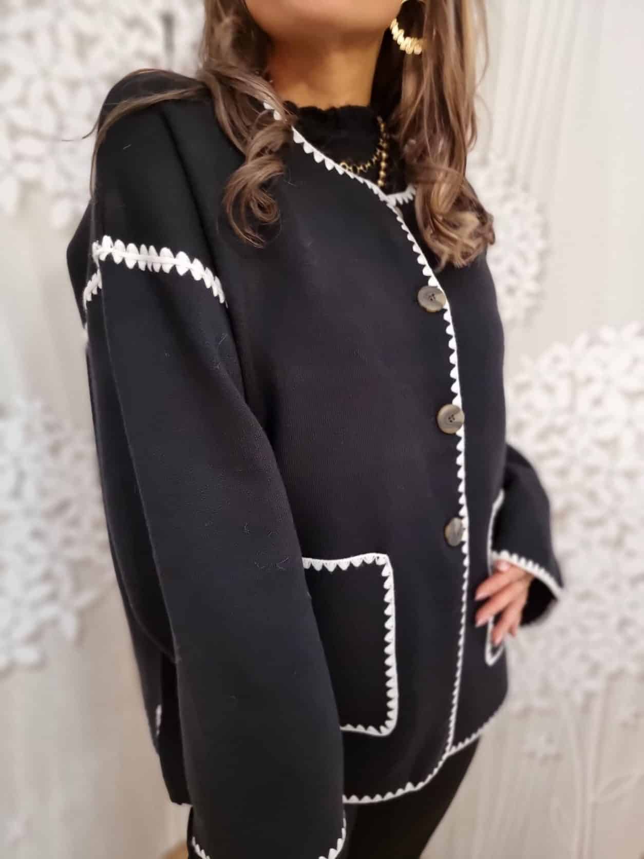 Gilet/Veste Lily🤎Noir – Image 5