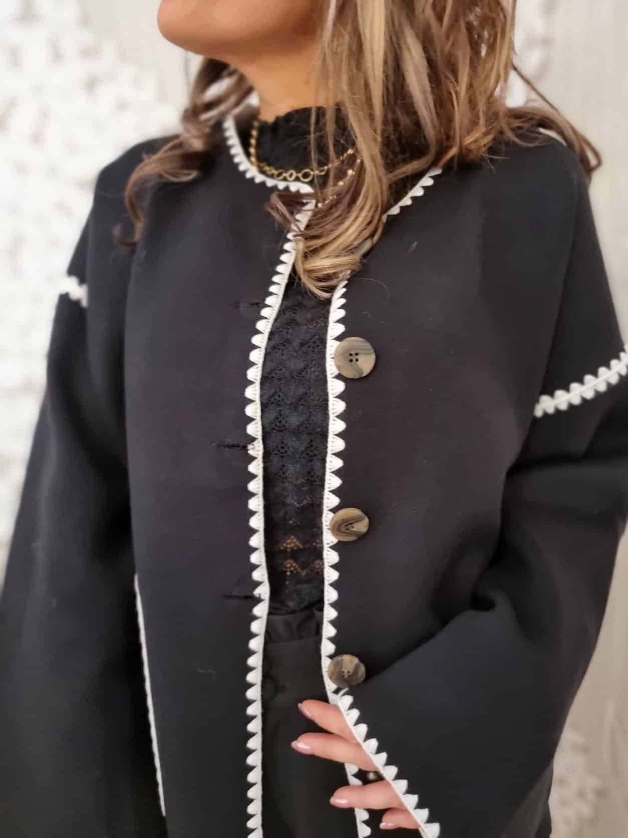Gilet/Veste Lily🤎Noir – Image 3