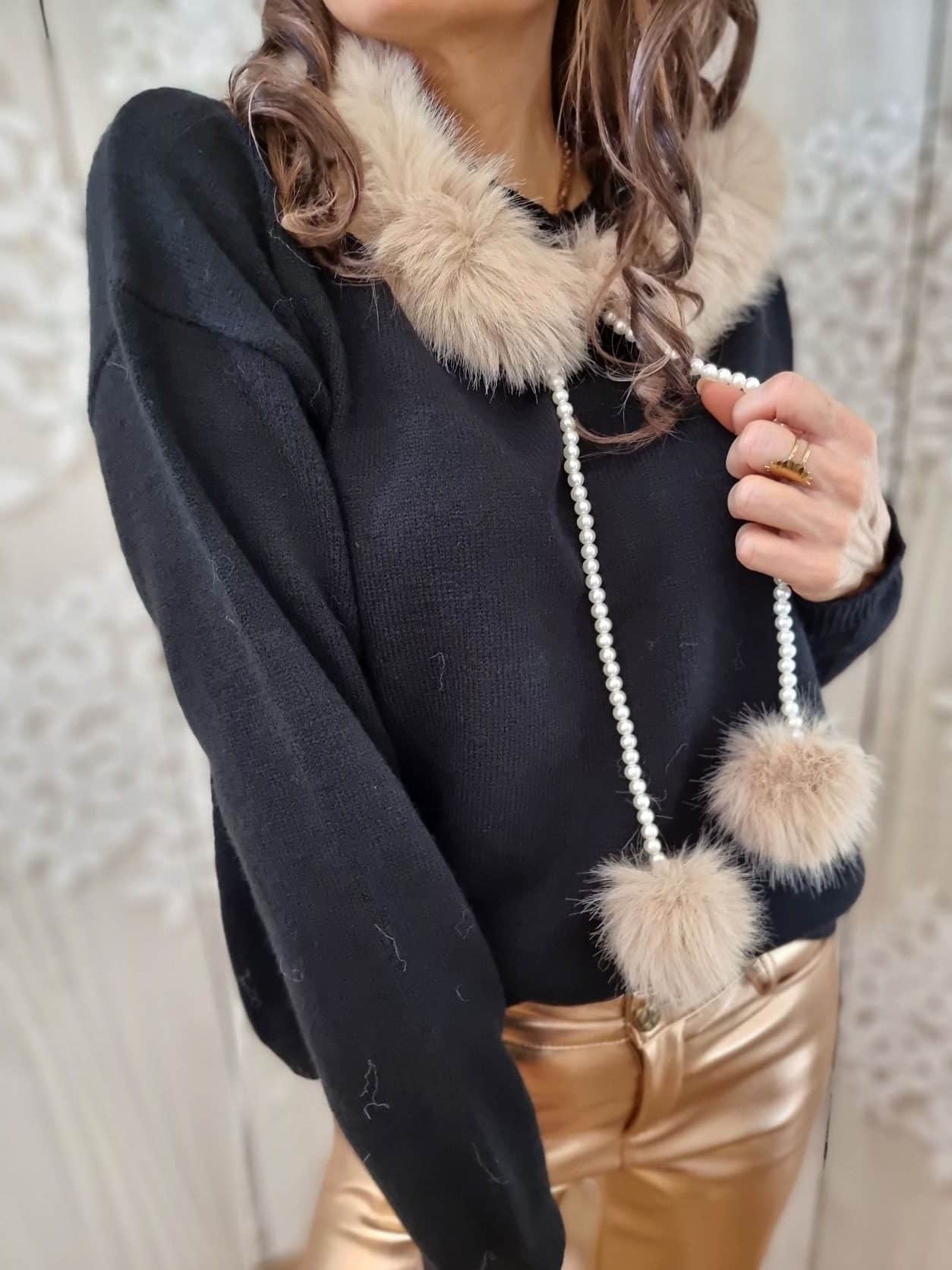 Pull noir Astridora🤎 - Image 2