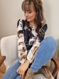 Alternative view of Blouse Chantelle noire🎀