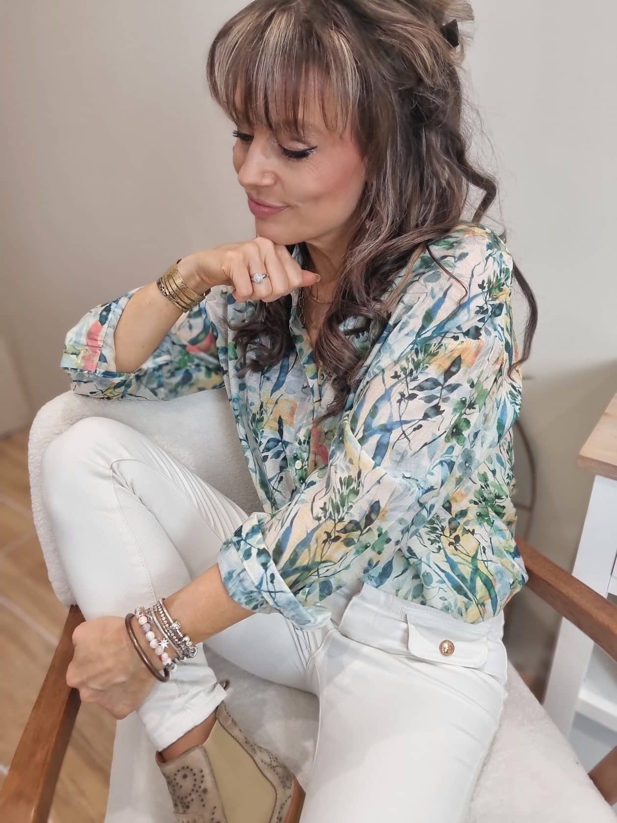 Chemise Capucine 🌸Verte – Image 4
