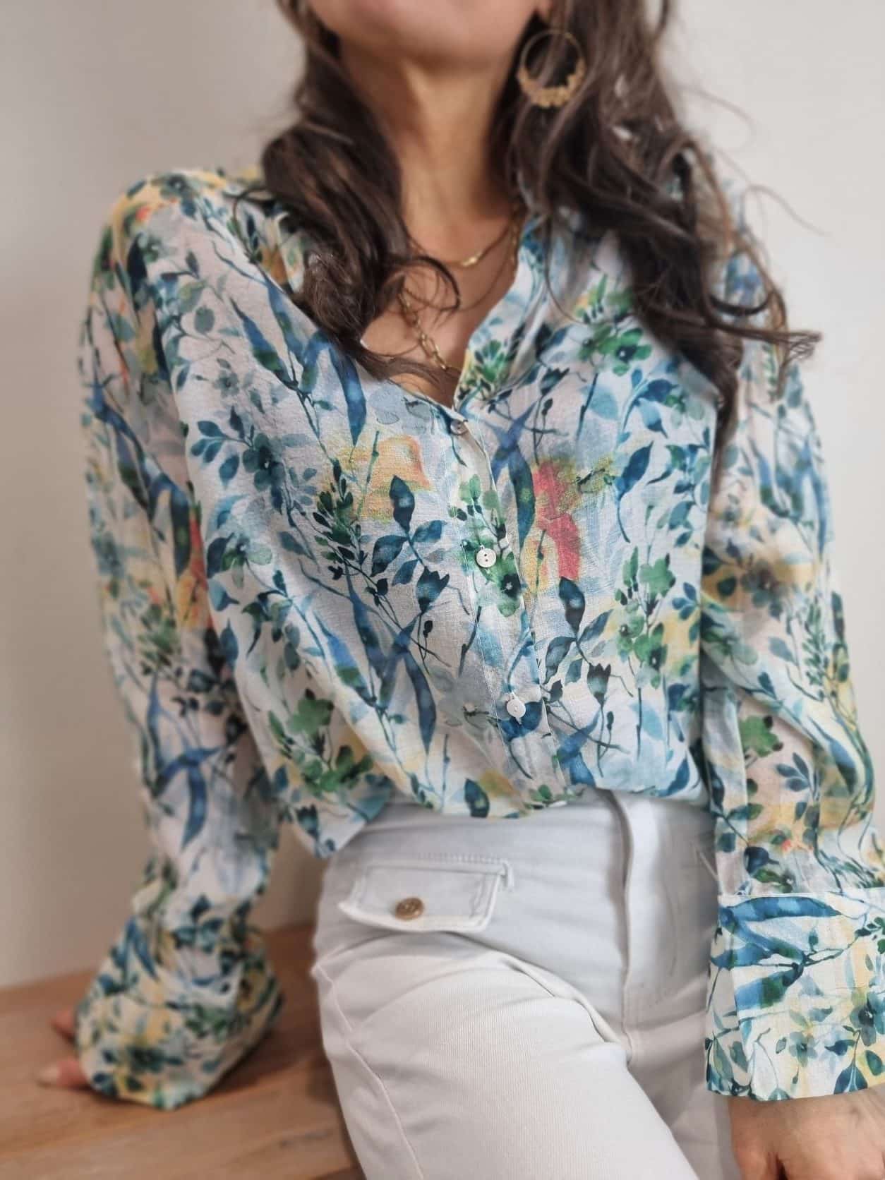 Chemise Capucine 🌸Verte – Image 6