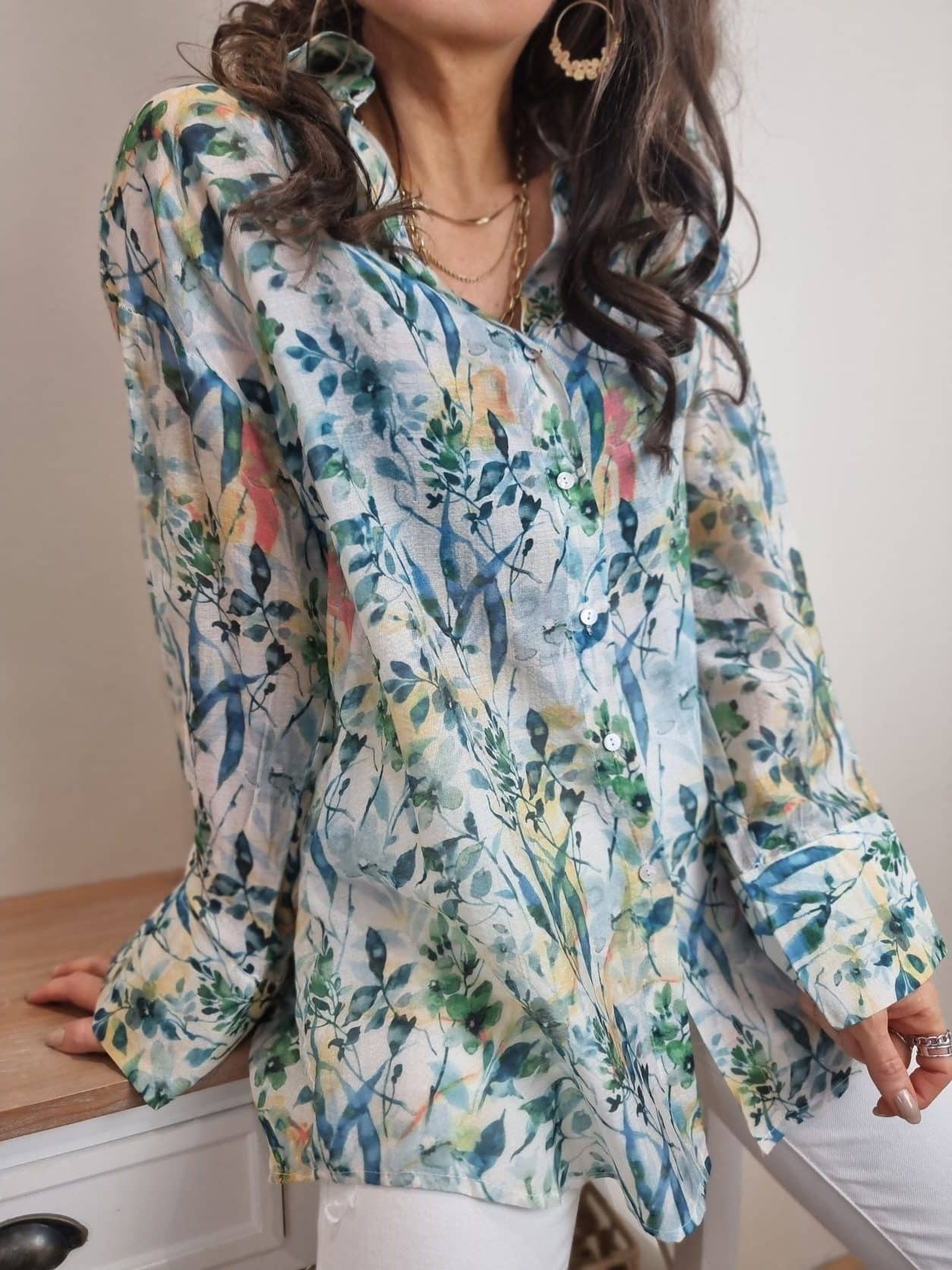 Chemise Capucine 🌸Verte