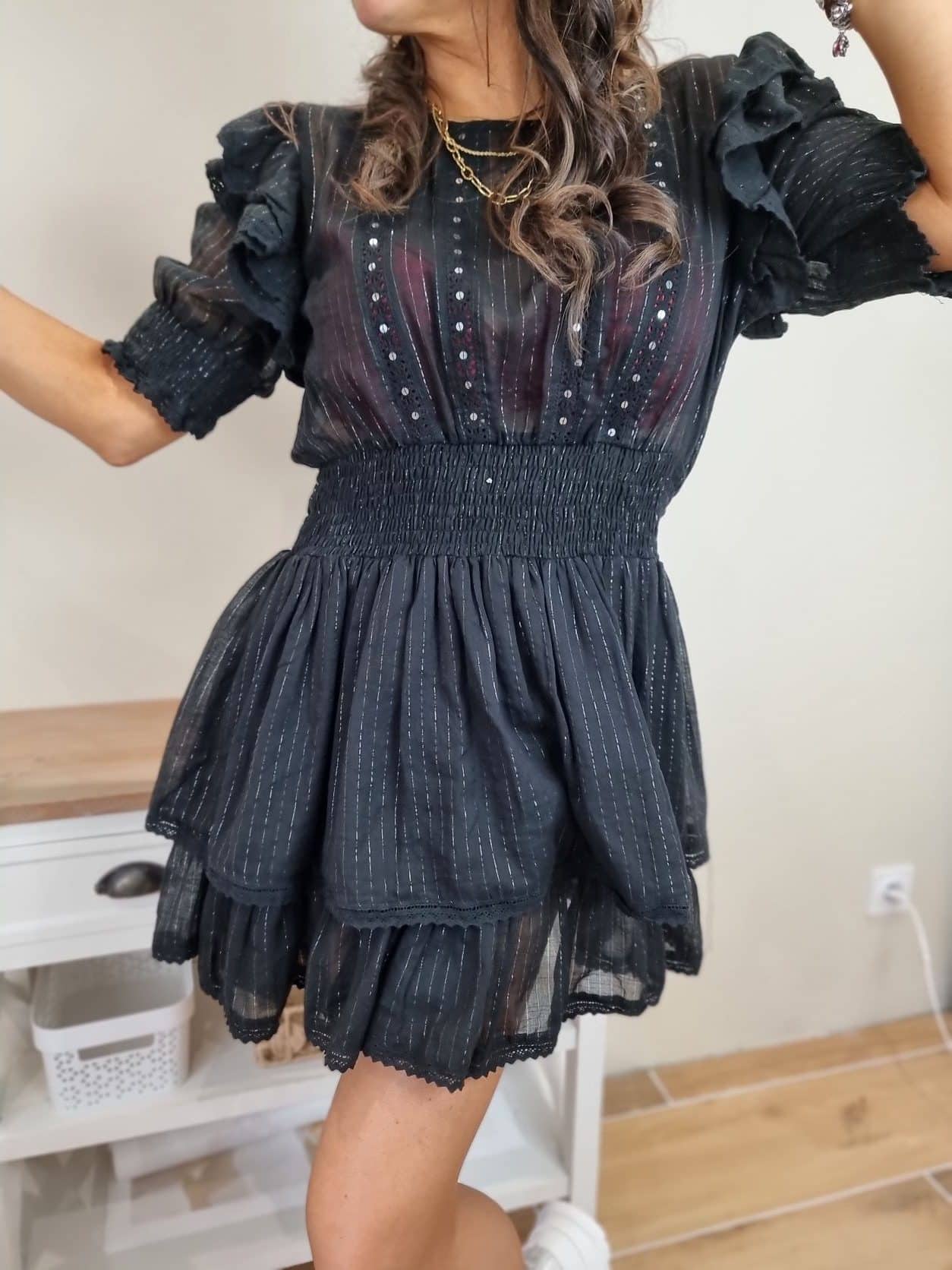 Robe noire Danitza – Image 7