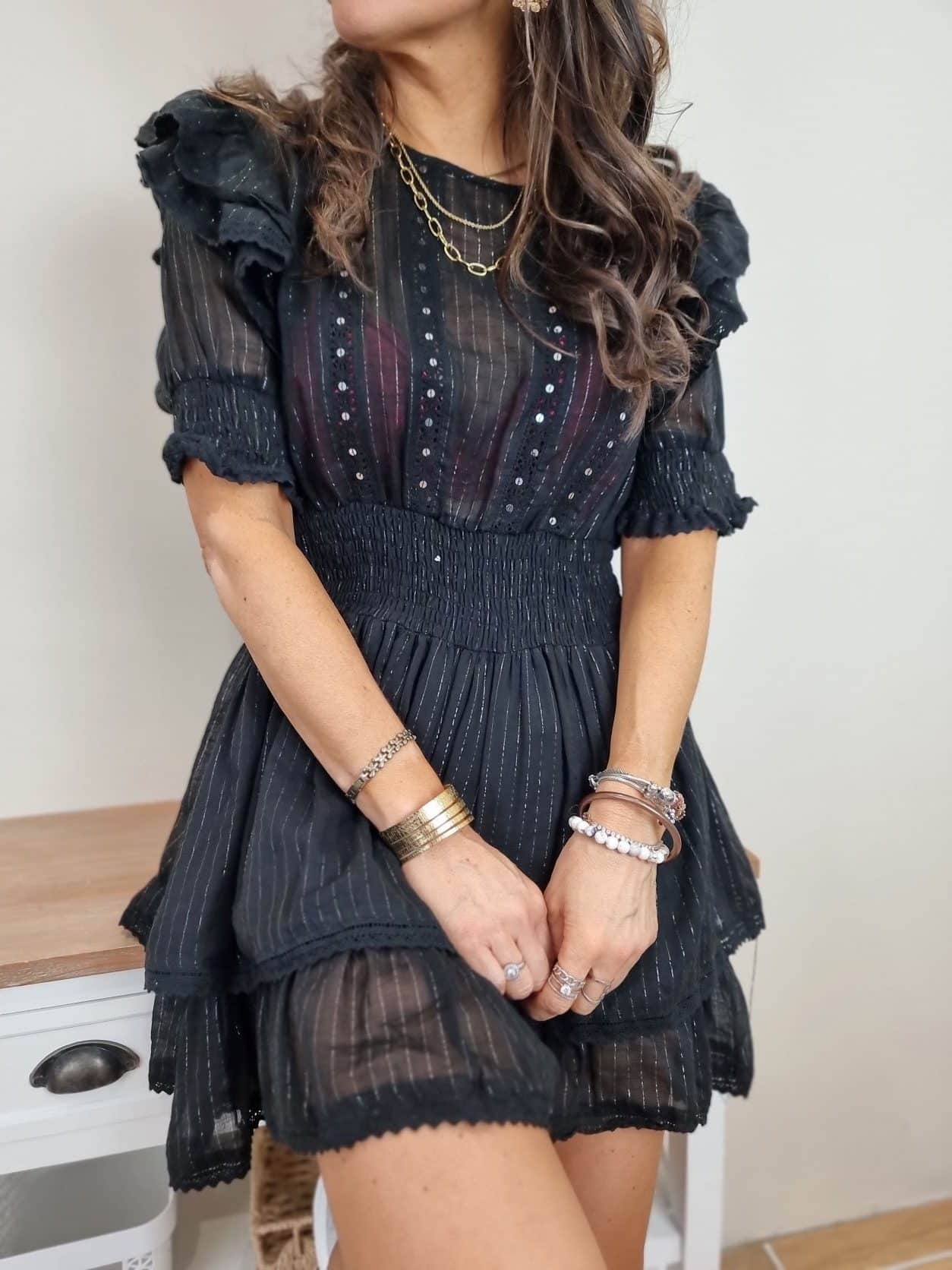 Robe noire Danitza – Image 4