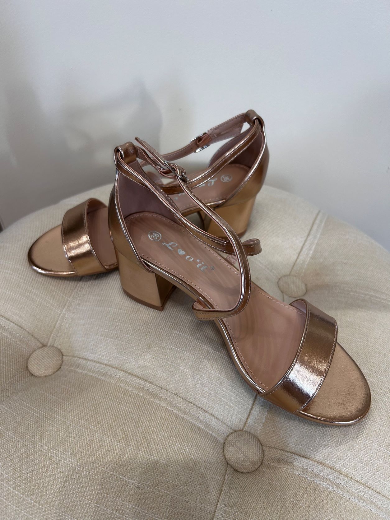 Sandales rosées