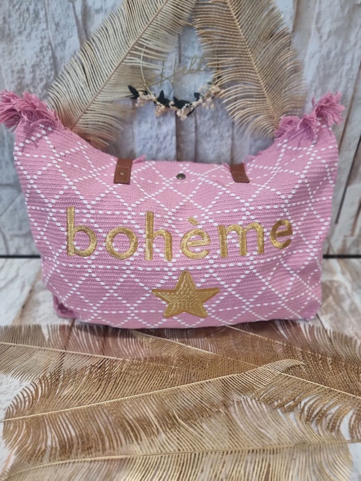 Sac Bohème Rose