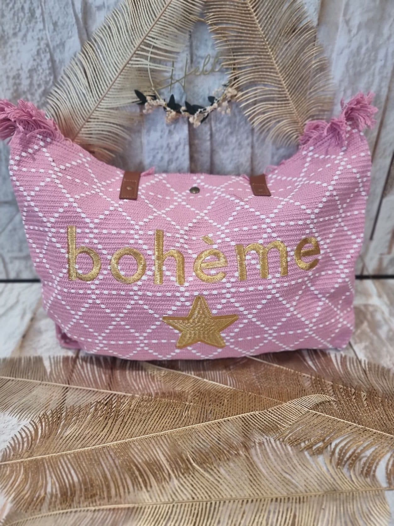 Sac Bohème Rose - Image 2