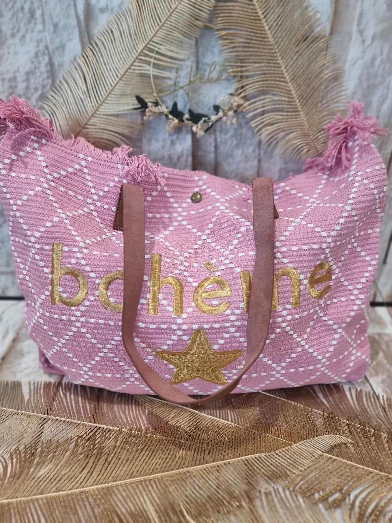 Sac Bohème Rose - Image 3