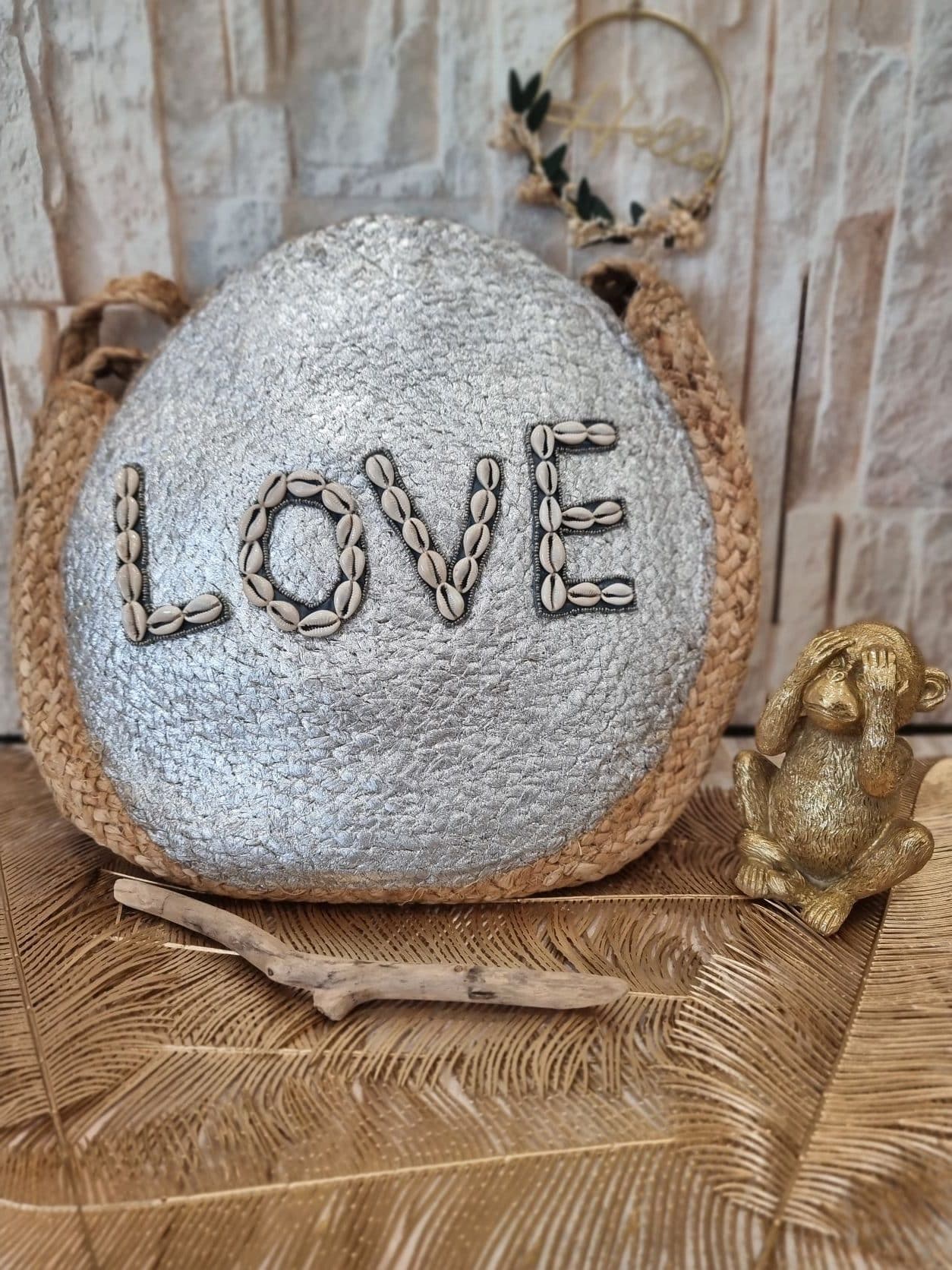 Sac Jute Love 💖