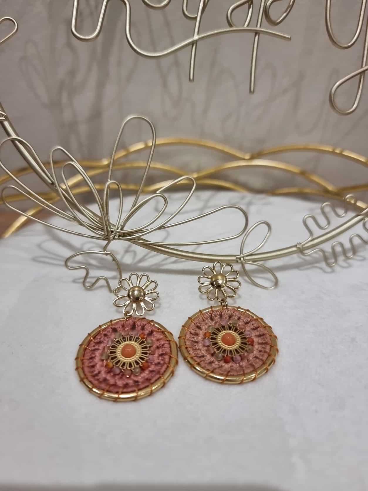 Boucles Oxana roses 💕 – Image 2