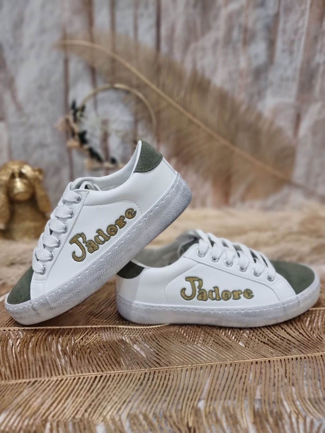 Baskets J'adore kaki 🥰
