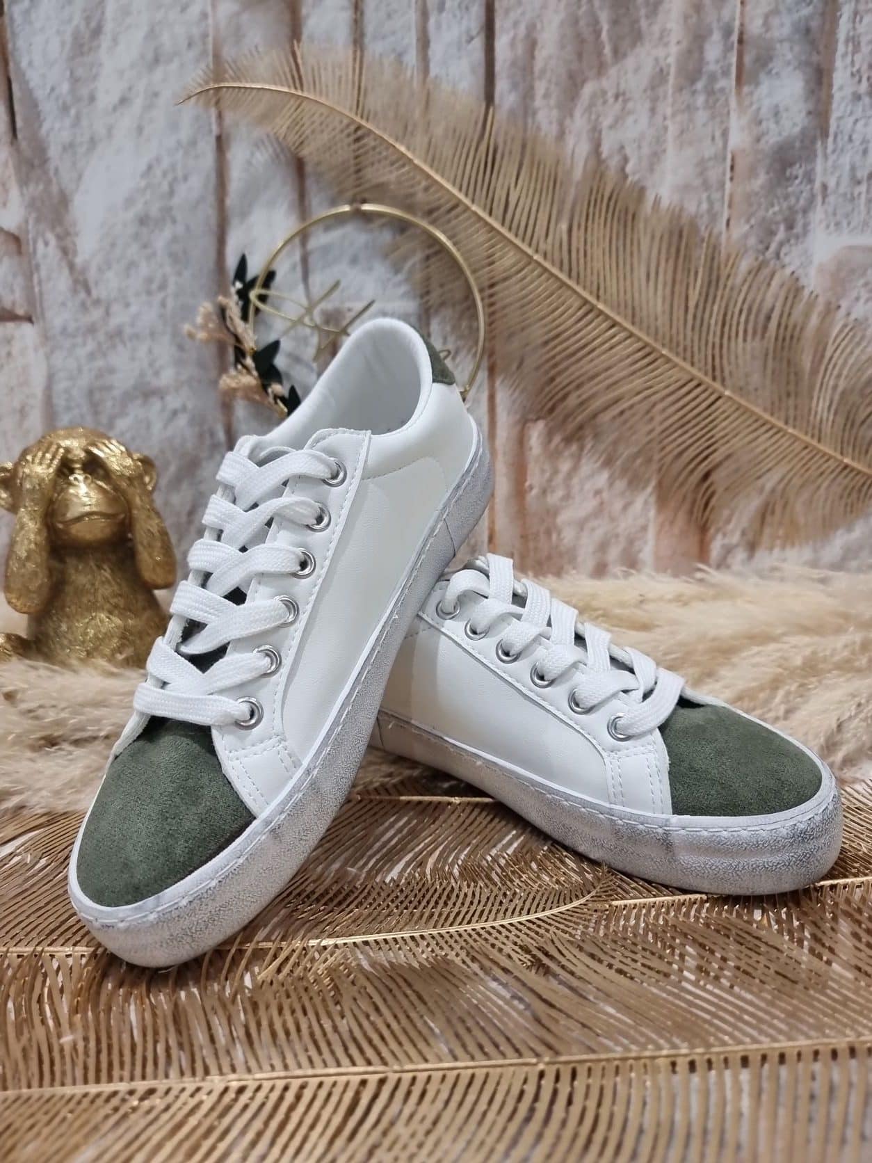 Baskets J'adore kaki 🥰 – Image 4